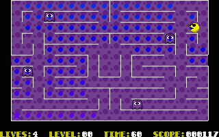 Snacman atari screenshot