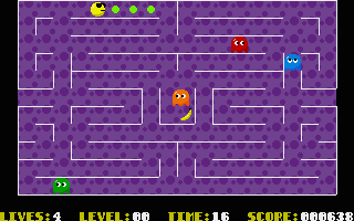 Snacman atari screenshot