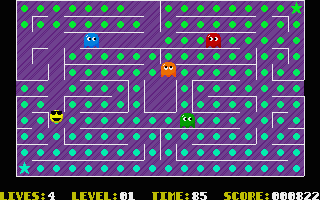 Snacman atari screenshot