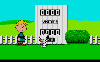 Snoopy and Peanuts atari screenshot