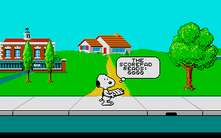 Snoopy and Peanuts atari screenshot