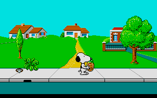Snoopy and Peanuts atari screenshot