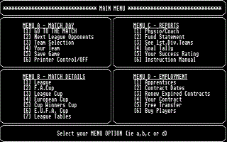 Soccer Glory atari screenshot