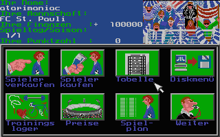 Soccer Manager Plus atari screenshot