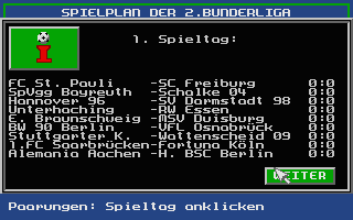 Soccer Manager Plus atari screenshot