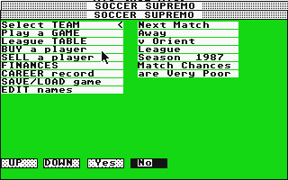 Soccer Supremo atari screenshot