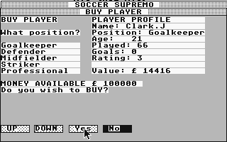 Soccer Supremo atari screenshot