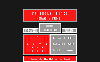 Soccer Supremo atari screenshot
