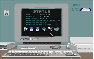 Software Projects atari screenshot