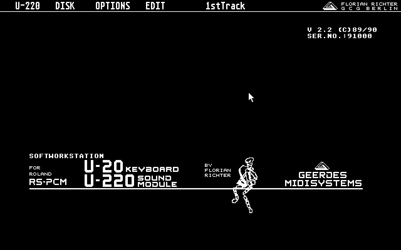Softworkstation for Roland RS-PCM U20 U220 — screenshot 1