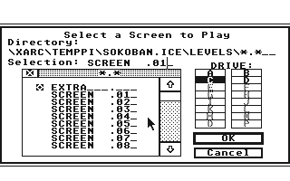 Sokoban - Bobby the Hippie Ghost atari screenshot