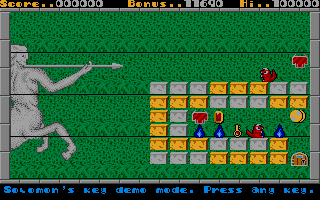 Solomon's Key atari screenshot