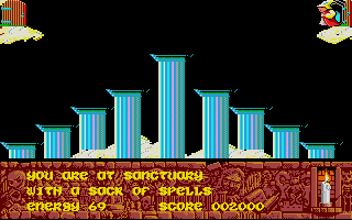 Sorcery Plus atari screenshot