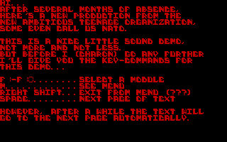 Sound Demo III atari screenshot