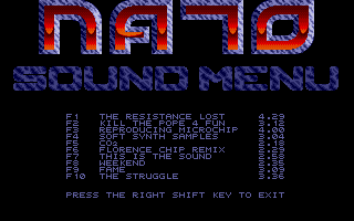 Sound Demo III atari screenshot