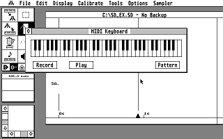 Sound Designer atari screenshot