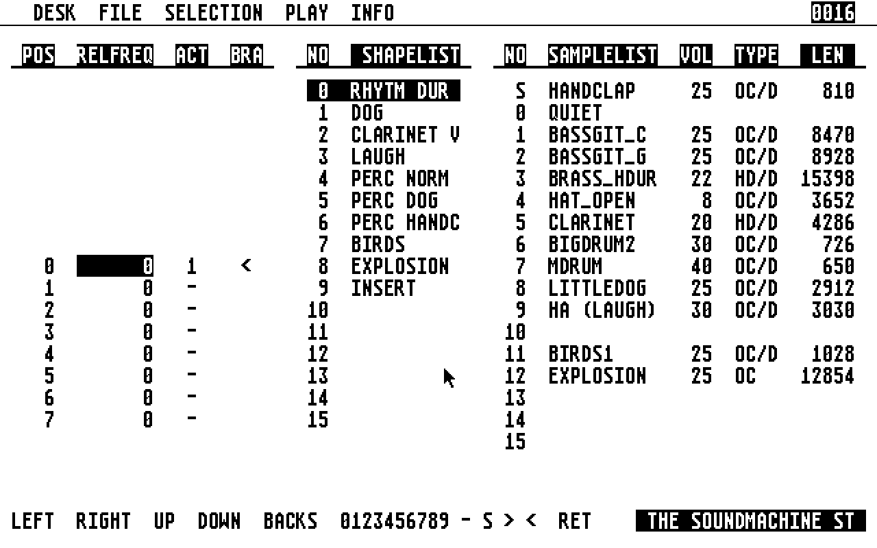 Soundmachine ST (The) atari screenshot