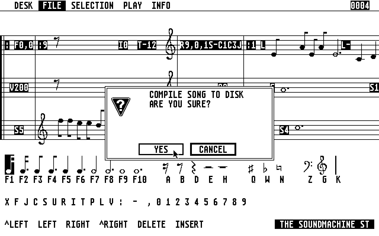 Soundmachine ST (The) atari screenshot