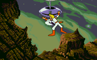 Space Ace Demo atari screenshot