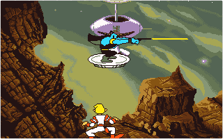 Space Ace atari screenshot