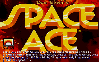 Space Ace atari screenshot