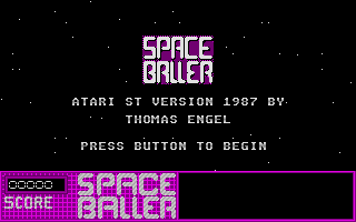 Space Baller atari screenshot