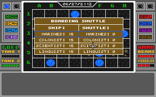 Space Conquest - A Galactic Odyssey atari screenshot