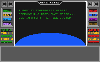 Space Conquest - A Galactic Odyssey atari screenshot