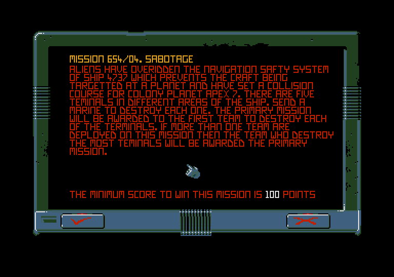 Space Crusade - The Voyage Beyond atari screenshot