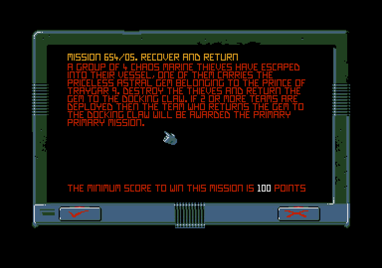 Space Crusade - The Voyage Beyond atari screenshot