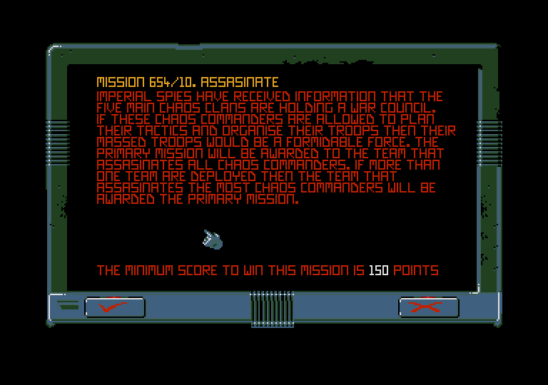 Space Crusade - The Voyage Beyond atari screenshot