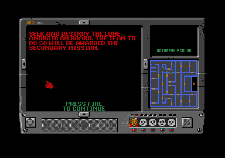 Space Crusade - The Voyage Beyond atari screenshot