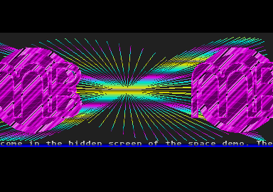 Space Demo (The) atari screenshot