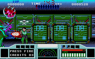 Space Gun atari screenshot