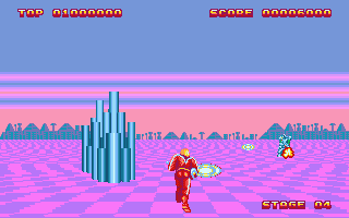 Space Harrier II atari screenshot