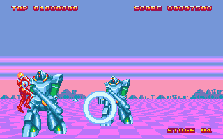 Space Harrier II atari screenshot