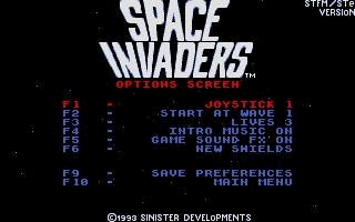 Space Invaders atari screenshot