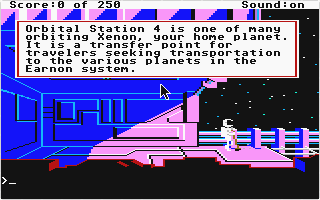 Space Quest II - Vohaul's Revenge atari screenshot