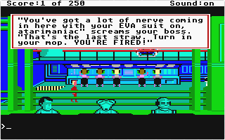 Space Quest II - Vohaul's Revenge atari screenshot