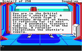 Space Quest II - Vohaul's Revenge atari screenshot
