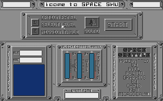 Space Shuttle II atari screenshot