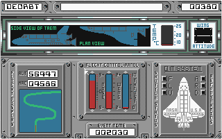 Space Shuttle II atari screenshot