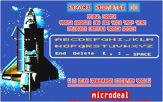 Space Shuttle II atari screenshot