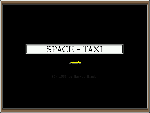 Space Taxi atari screenshot