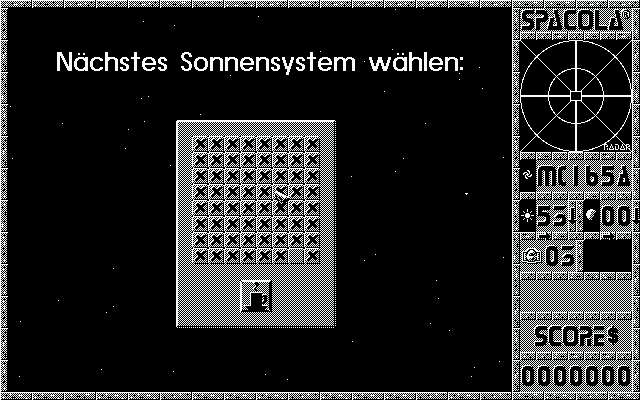 Spacola atari screenshot