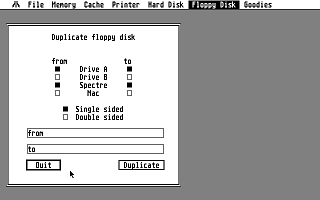 Spectre 128 atari screenshot