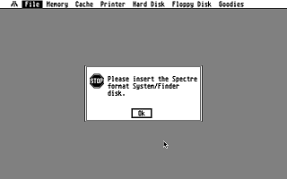Spectre 128 atari screenshot