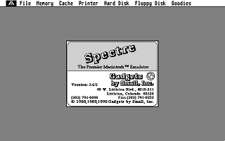 Spectre GCR atari screenshot