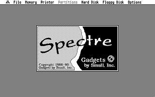 Spectre GCR atari screenshot