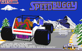 Speed Buggy atari screenshot